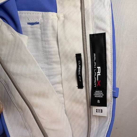RLX Ralph Lauren Classic Fit Golf Blue Shorts-NWT Size‎ 40 - Picture 7 of 7